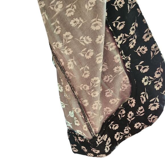 Forever 21 Women's Size Medium Black & White Open Front Cardigan Blouse - Picture 11 of 12